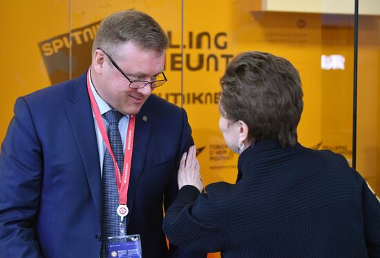 ПМЭФ-2021. Работа стенда МИА "Россия сегодня" 