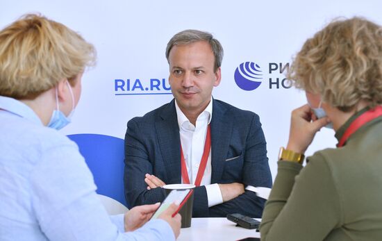 ПМЭФ-2021. Работа стенда МИА "Россия сегодня" 