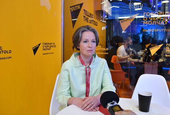 ПМЭФ-2021. Работа стенда МИА "Россия сегодня" 