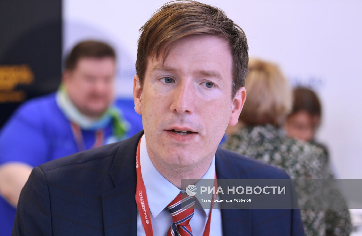 ПМЭФ-2021. Работа стенда МИА "Россия сегодня". День второй