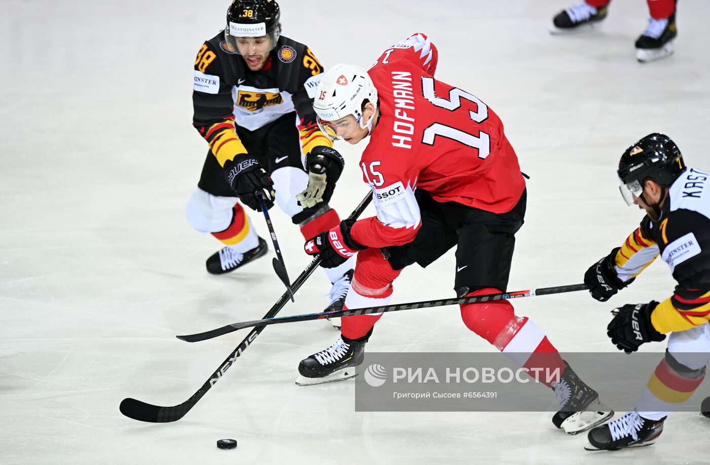 Хоккей. Чемпионат мира. Матч Швейцария - Германия