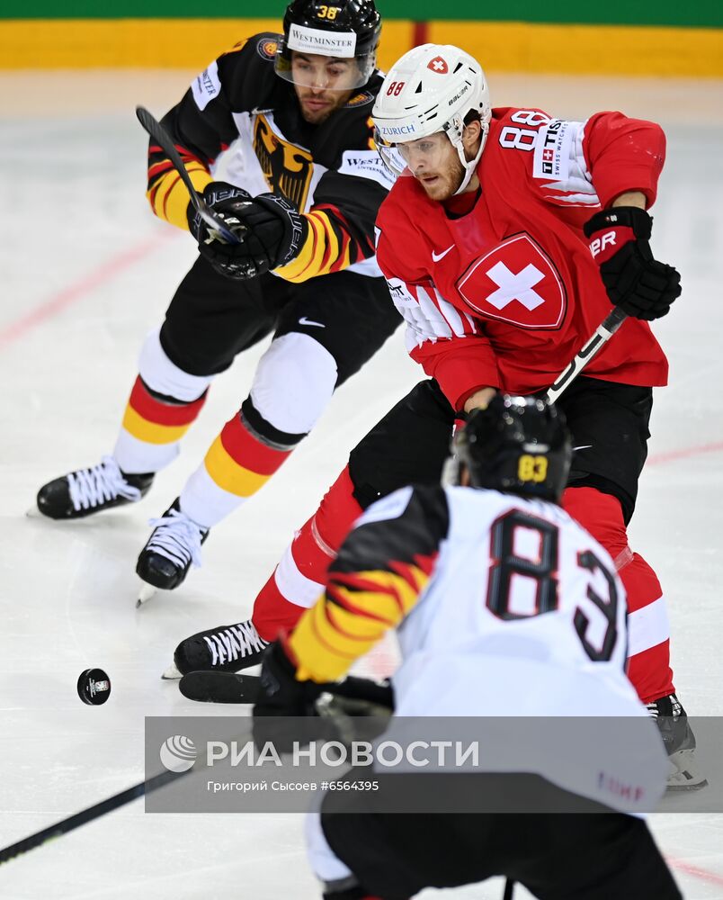 Хоккей. Чемпионат мира. Матч Швейцария - Германия