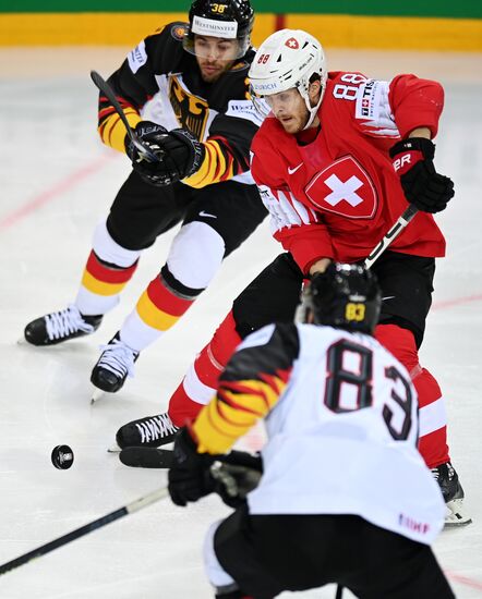 Хоккей. Чемпионат мира. Матч Швейцария - Германия
