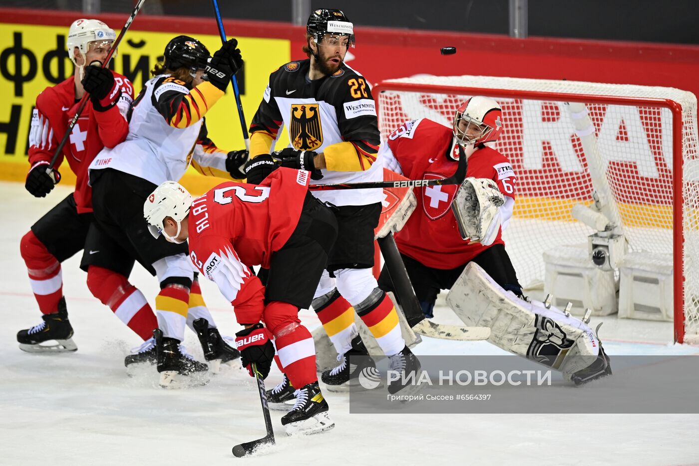 Хоккей. Чемпионат мира. Матч Швейцария - Германия