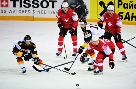 Хоккей. Чемпионат мира. Матч Швейцария - Германия