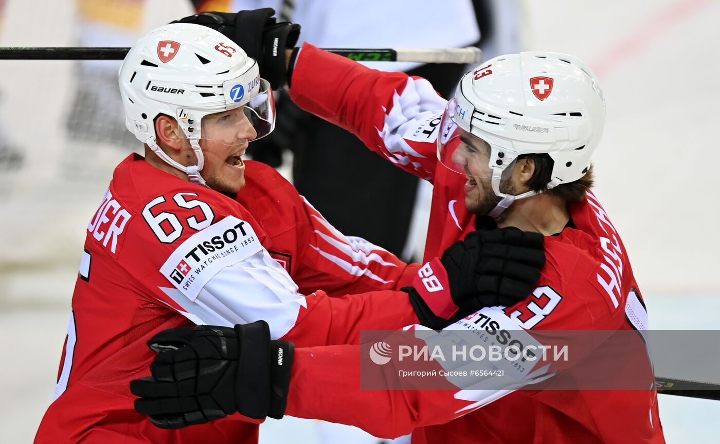 Хоккей. Чемпионат мира. Матч Швейцария - Германия