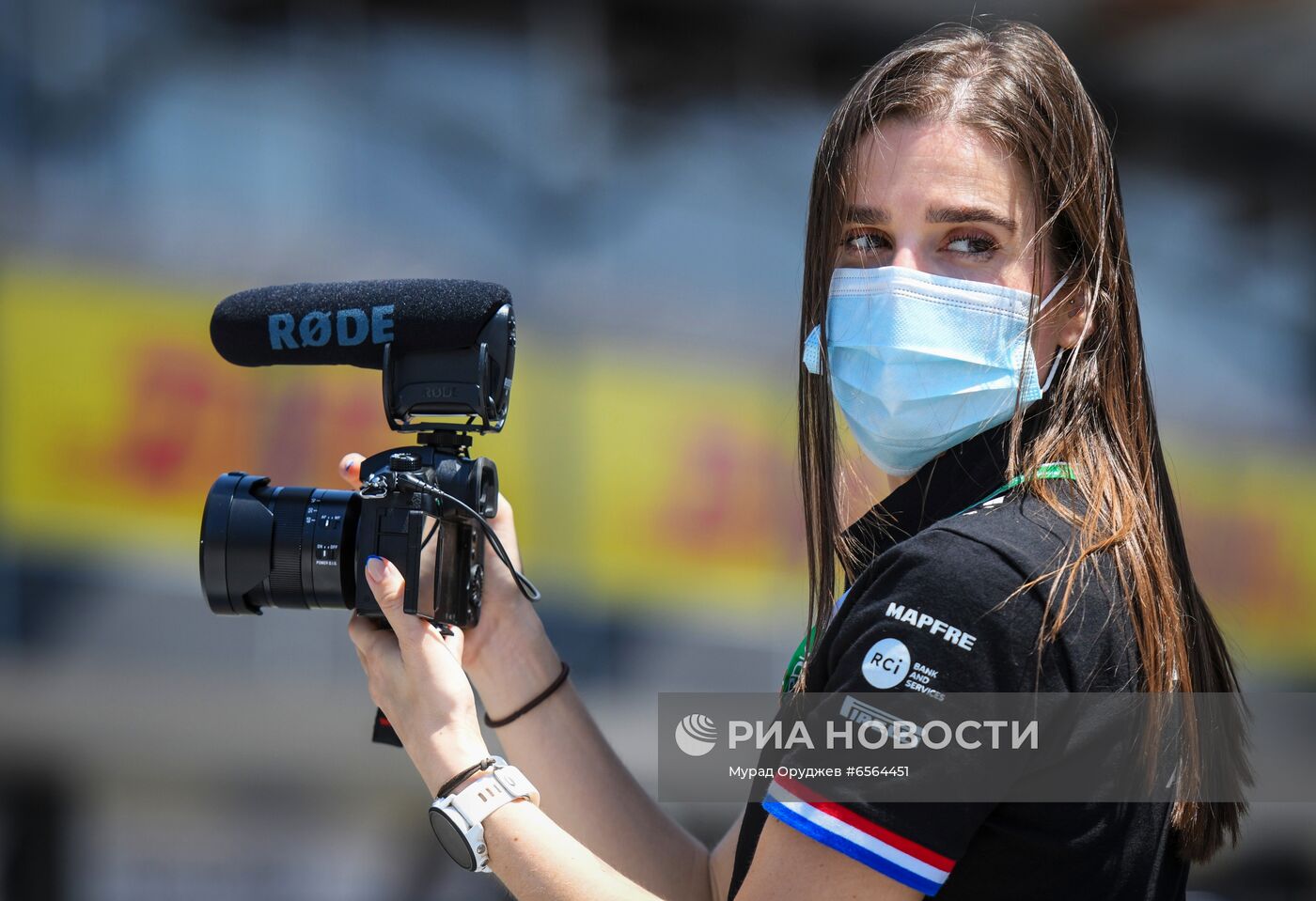 Подготовка к Гран-при Азербайджана "Формулы-1" в Баку