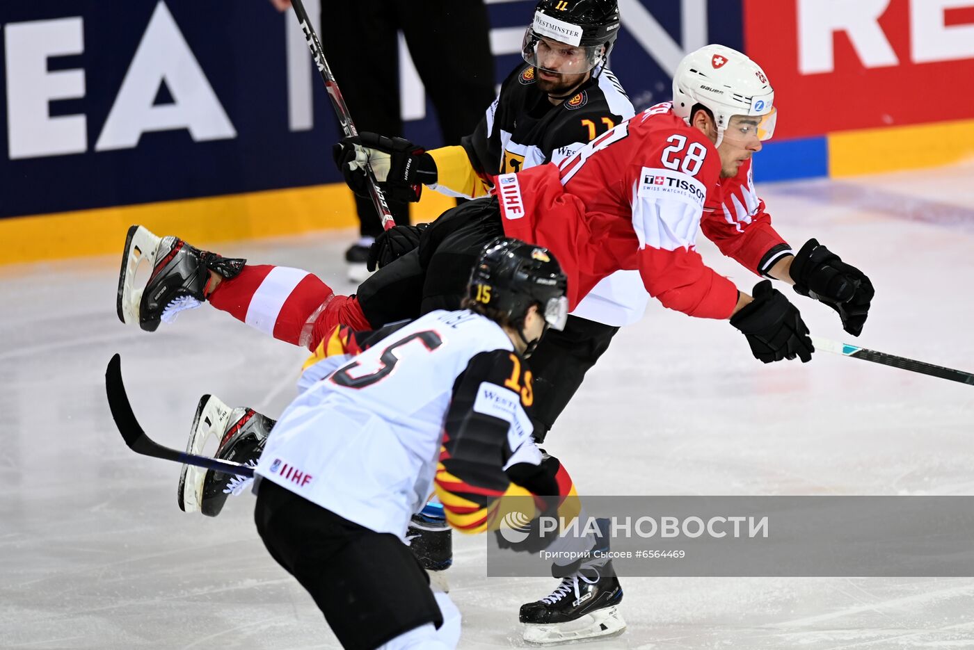 Хоккей. Чемпионат мира. Матч Швейцария - Германия