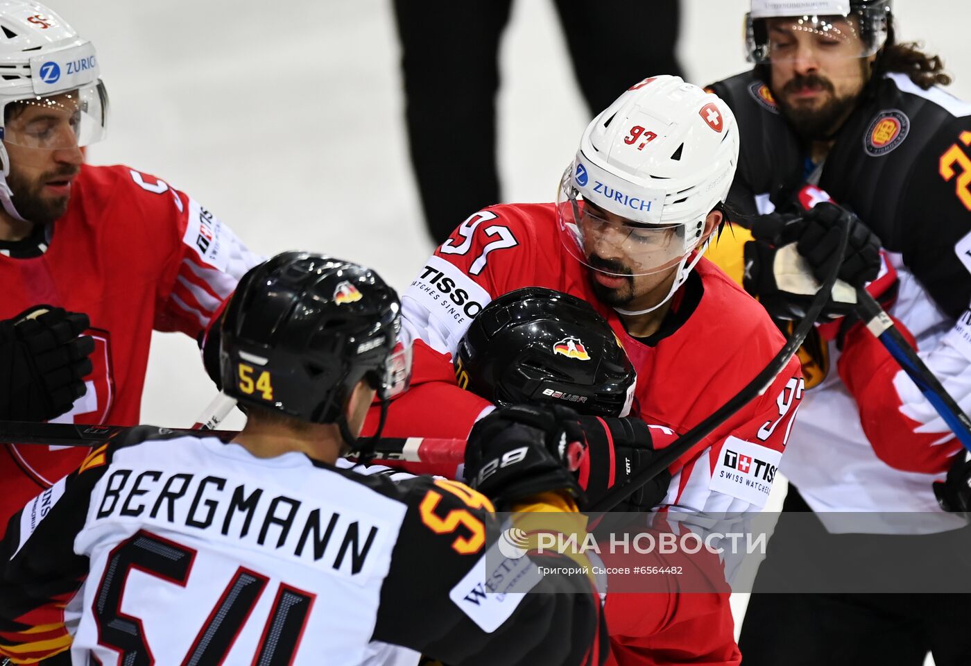 Хоккей. Чемпионат мира. Матч Швейцария - Германия