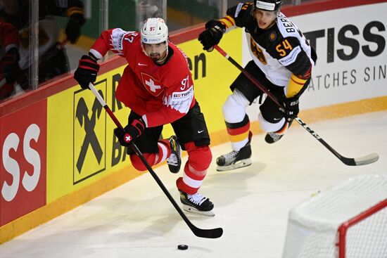 Хоккей. Чемпионат мира. Матч Швейцария - Германия