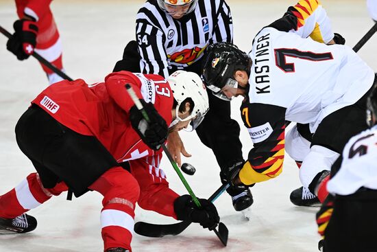 Хоккей. Чемпионат мира. Матч Швейцария - Германия