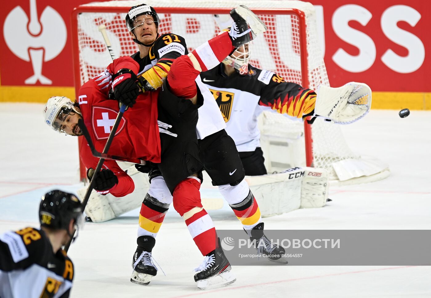 Хоккей. Чемпионат мира. Матч Швейцария - Германия