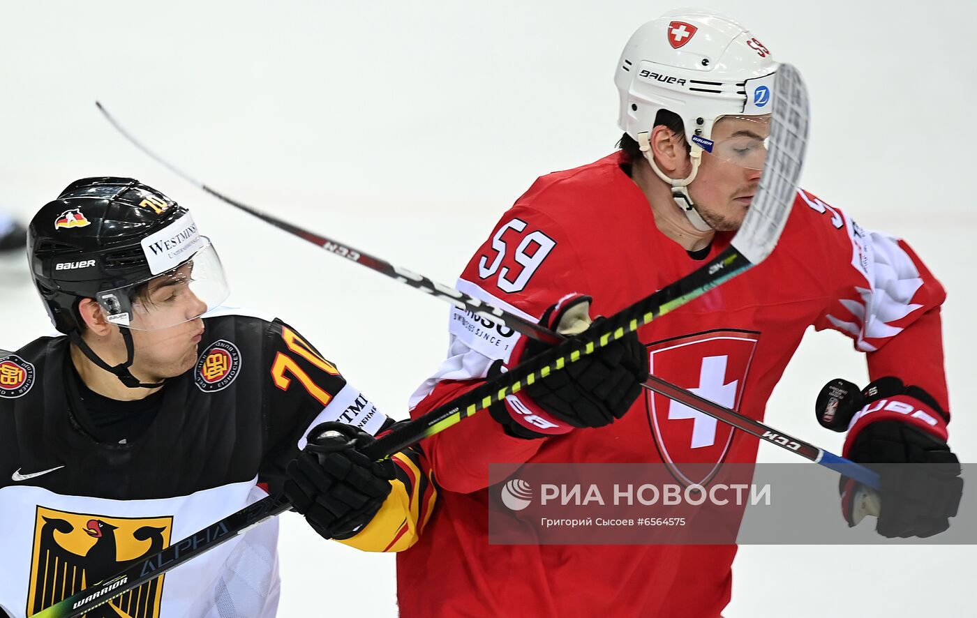 Хоккей. Чемпионат мира. Матч Швейцария - Германия