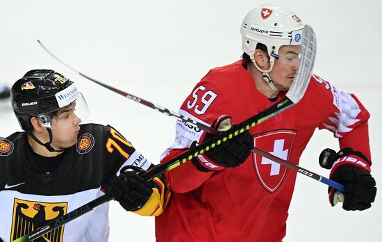 Хоккей. Чемпионат мира. Матч Швейцария - Германия
