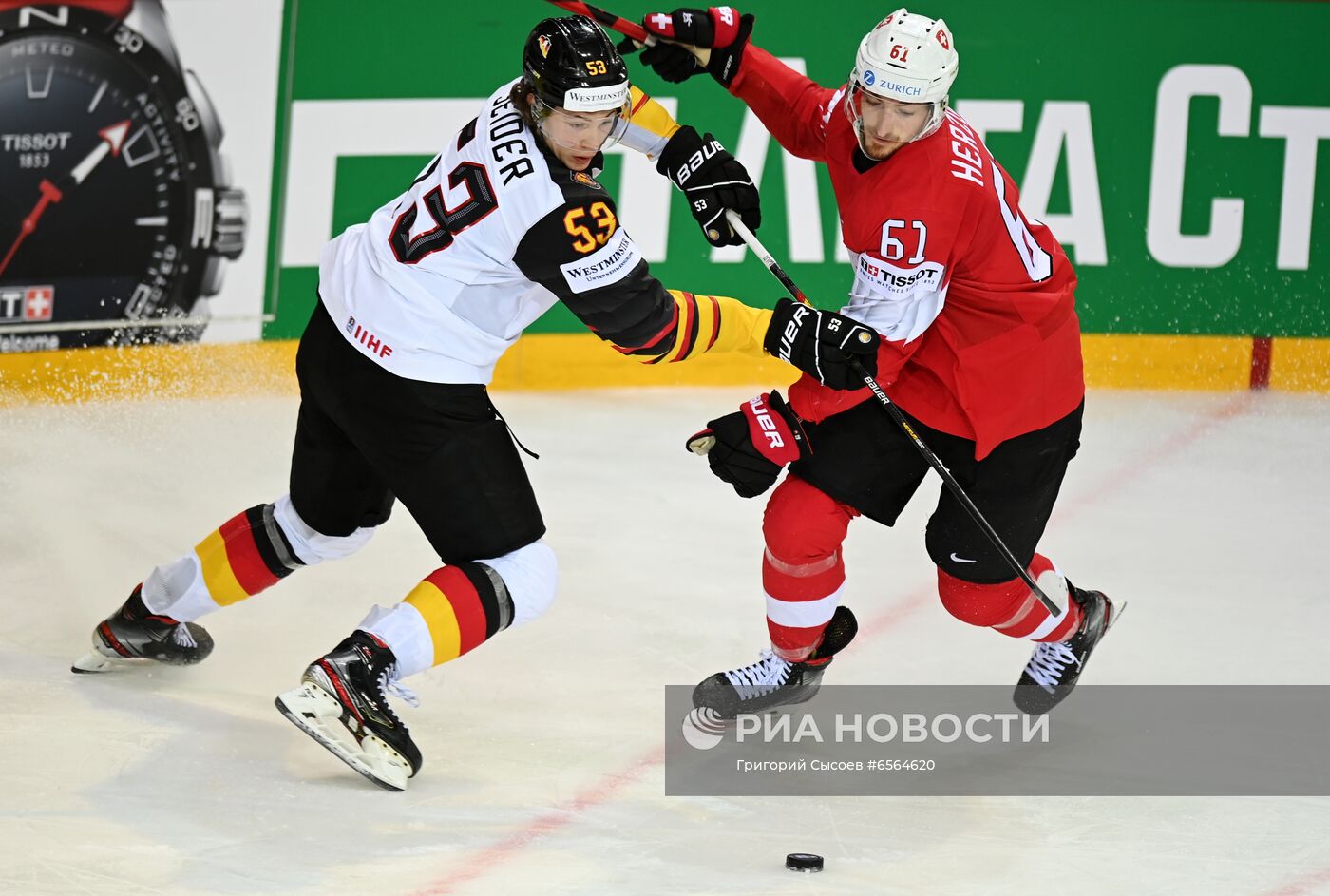 Хоккей. Чемпионат мира. Матч Швейцария - Германия