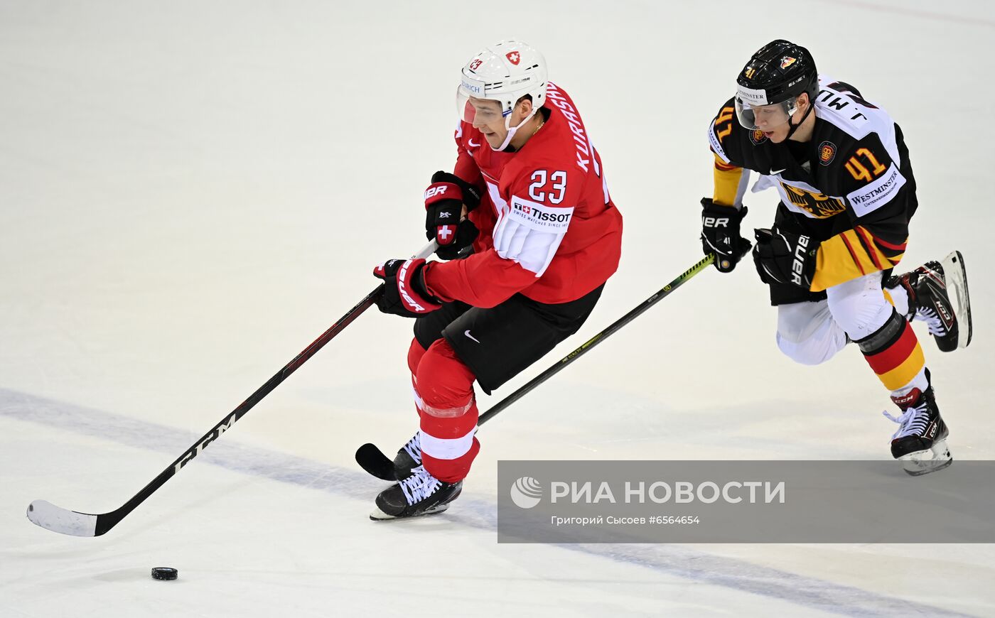 Хоккей. Чемпионат мира. Матч Швейцария - Германия