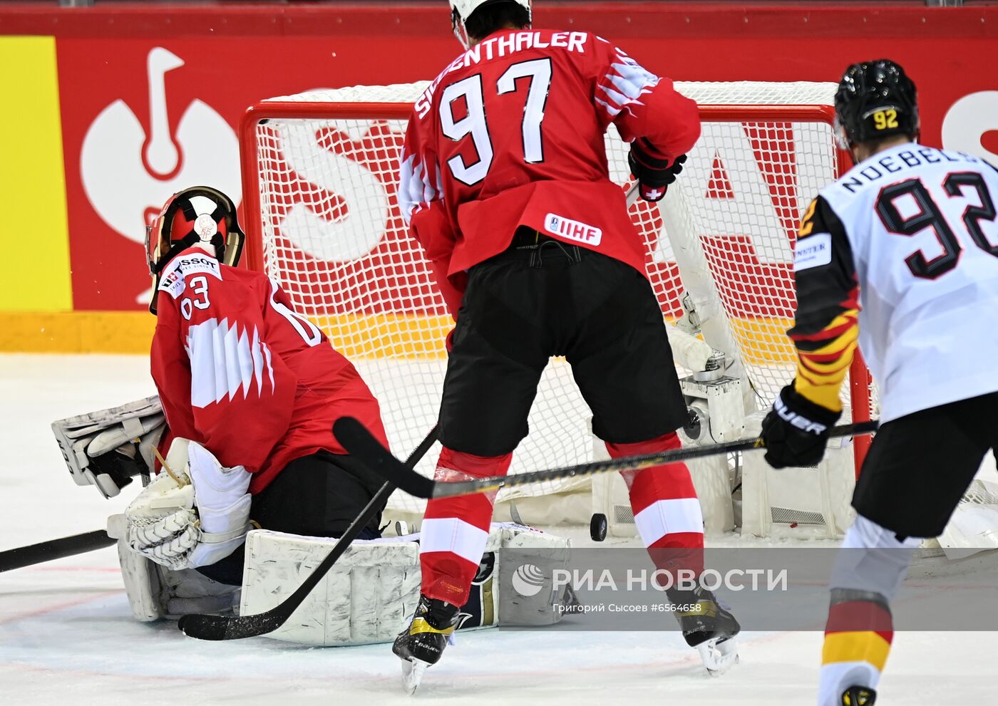 Хоккей. Чемпионат мира. Матч Швейцария - Германия
