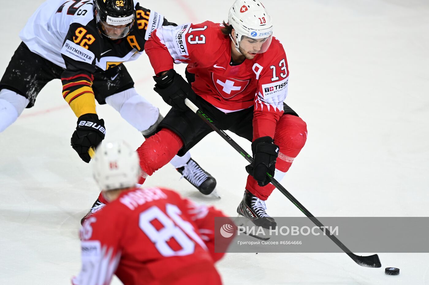Хоккей. Чемпионат мира. Матч Швейцария - Германия