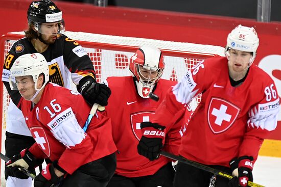Хоккей. Чемпионат мира. Матч Швейцария - Германия