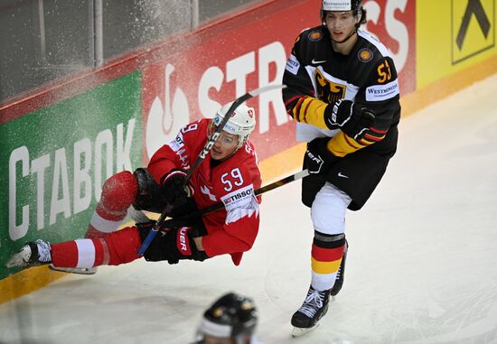 Хоккей. Чемпионат мира. Матч Швейцария - Германия