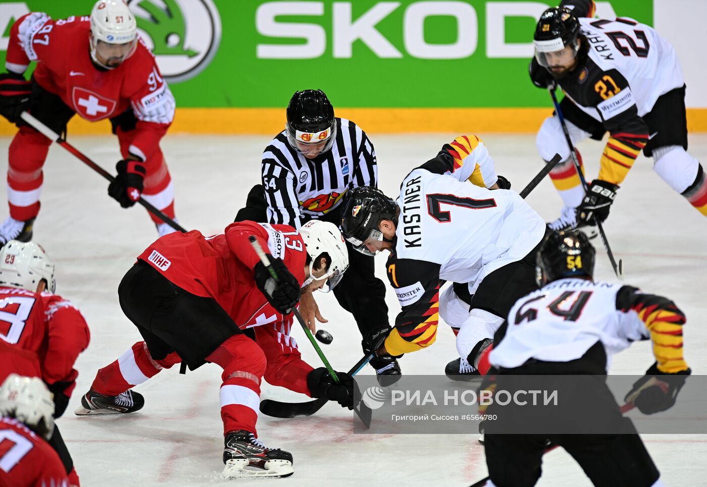 Хоккей. Чемпионат мира. Матч Швейцария - Германия