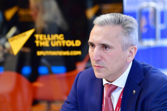 ПМЭФ-2021. Работа стенда МИА "Россия сегодня". День третий