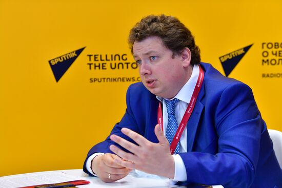 ПМЭФ-2021. Работа стенда МИА "Россия сегодня". День третий