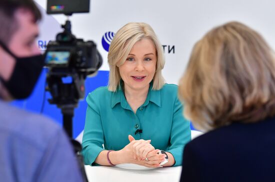 ПМЭФ-2021. Работа стенда МИА "Россия сегодня". День третий