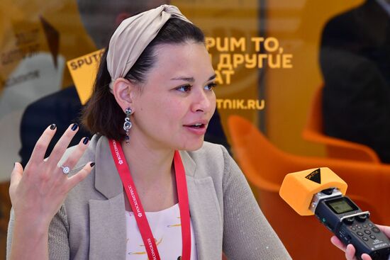 ПМЭФ-2021. Работа стенда МИА "Россия сегодня". День третий