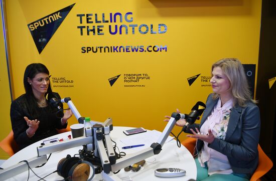 ПМЭФ-2021. Работа стенда МИА "Россия сегодня". День третий