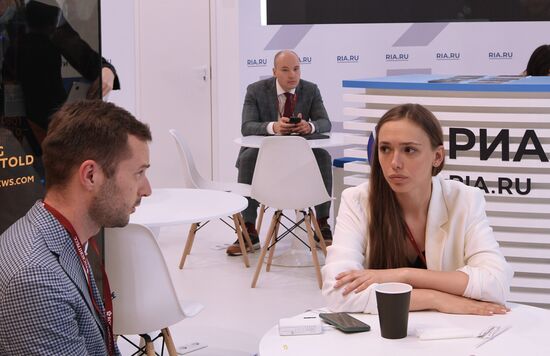 ПМЭФ-2021.Работа стенда МИА "Россия сегодня". День четвертый 