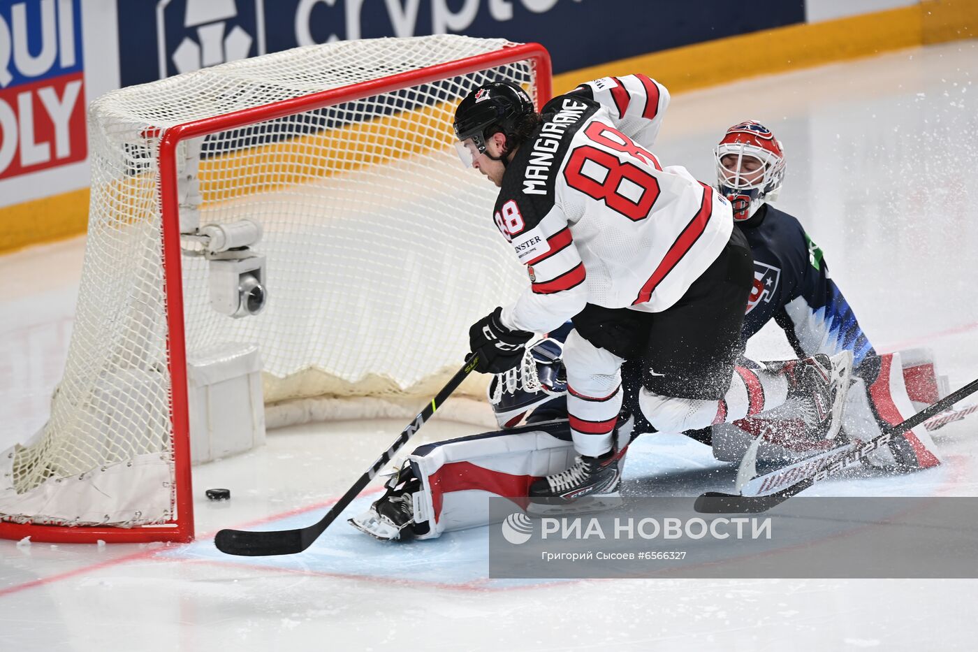 Хоккей. Чемпионат мира. Матч США - Канада
