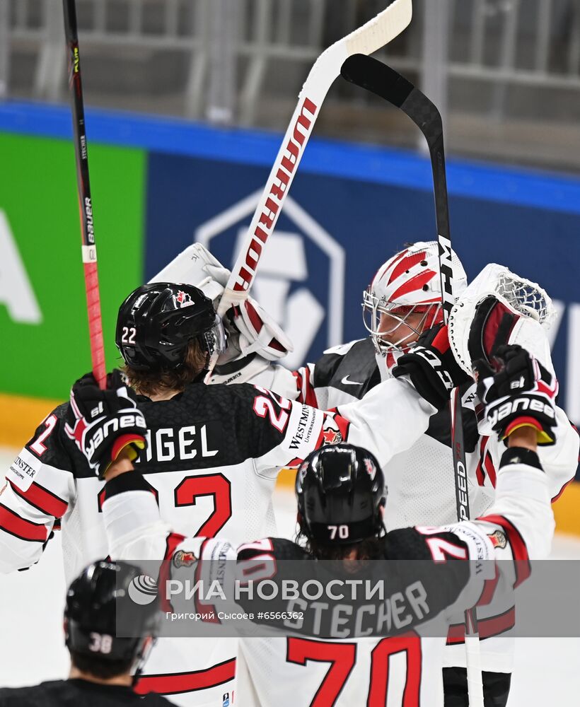 Хоккей. Чемпионат мира. Матч США - Канада