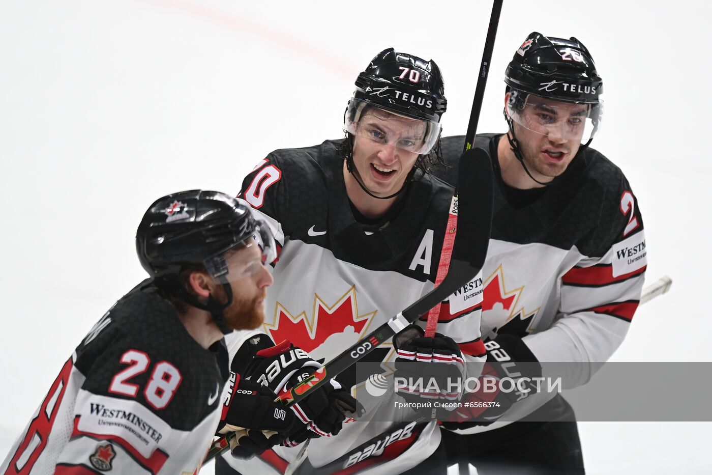 Хоккей. Чемпионат мира. Матч США - Канада