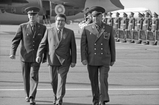 Визит в СССР министра обороны Финляндии Йохана Оле Норрбака