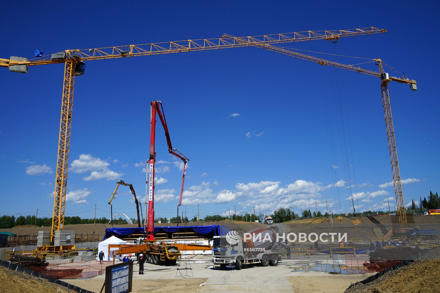 Строительство новейшего атомного реактора на быстрых нейтронах БРЕСТ-ОД-300 в Северске