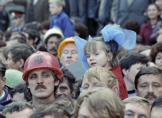 Поездка М.Горбачева в Красноярский край