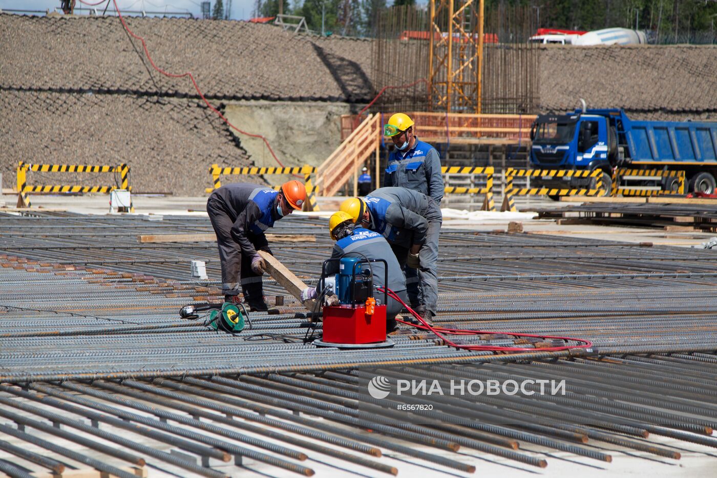 Строительство новейшего атомного реактора на быстрых нейтронах БРЕСТ-ОД-300 в Северске