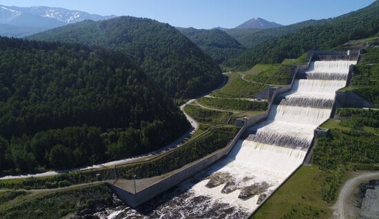 Водосброс на Саяно-Шушенской ГЭС