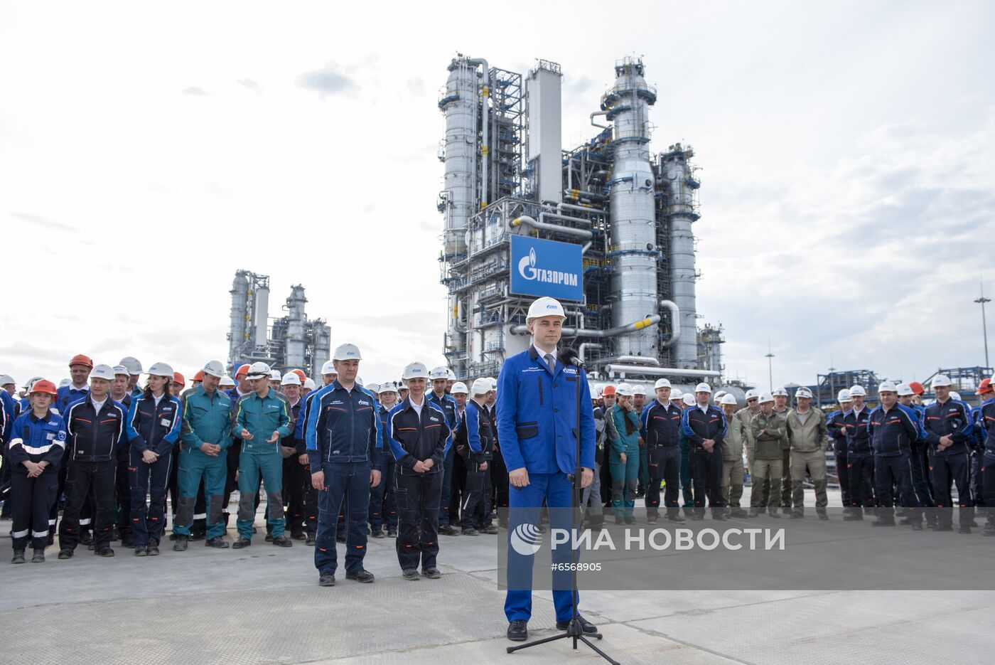 Запуск производства на Амурском газоперерабатывающем  заводе