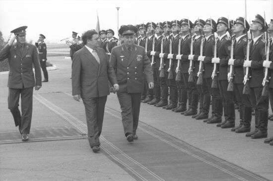 Визит в СССР министра обороны Финляндии Йохана Оле Норрбака