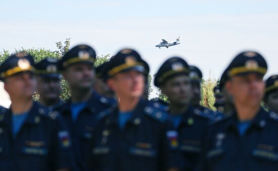 Открытие бюстов Героям Советского Союза в краснодарском летном училище