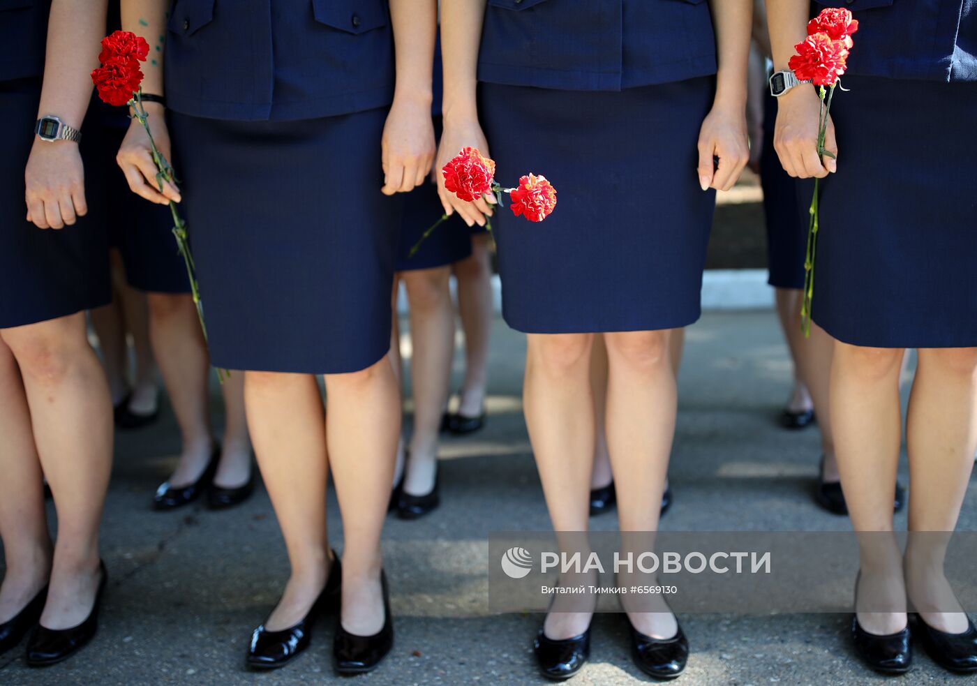 Открытие бюстов Героям Советского Союза в краснодарском летном училище