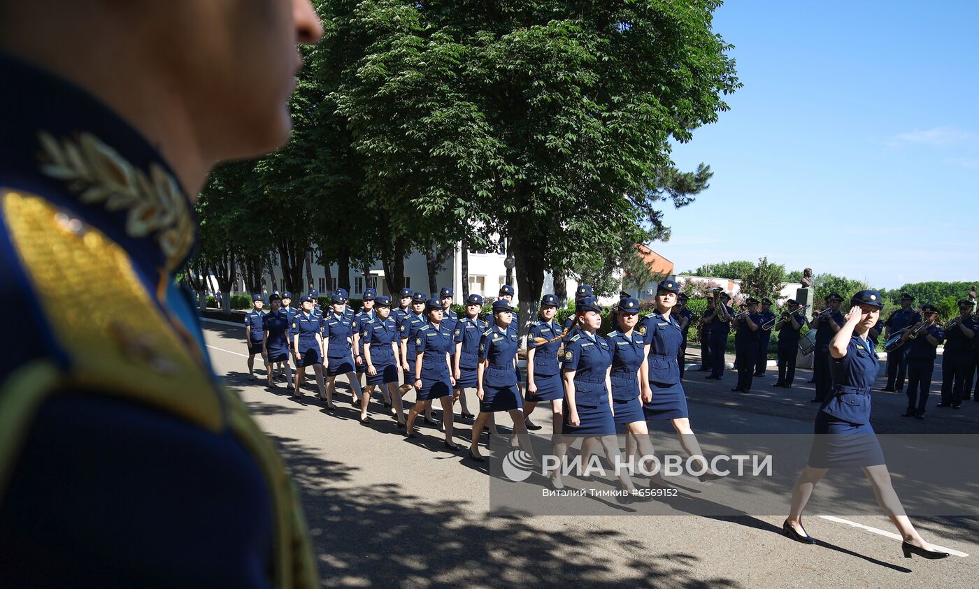 Открытие бюстов Героям Советского Союза в краснодарском летном училище