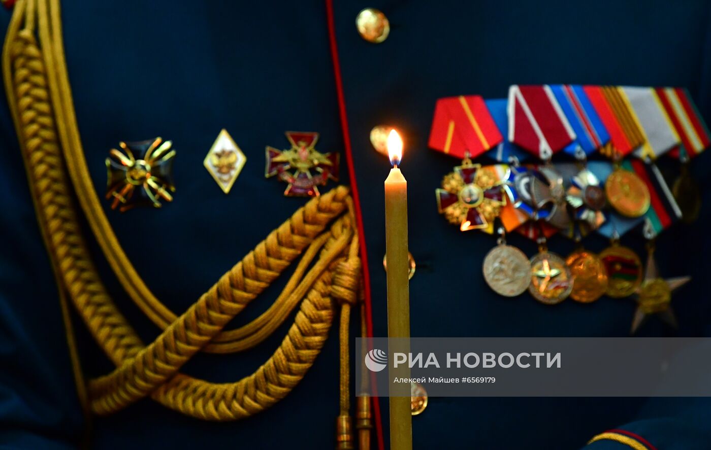 Передача образа святого благоверного князя Андрея Боголюбского в храм Вооруженных сил  
