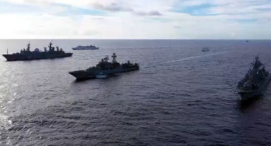 ВМФ России начал крупные учения в Тихом океане
