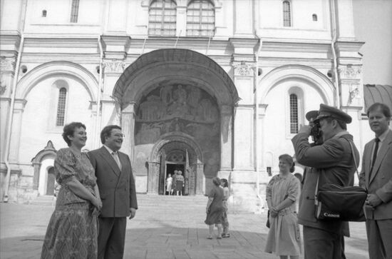 Визит в СССР министра обороны Финляндии Йохана Оле Норрбака