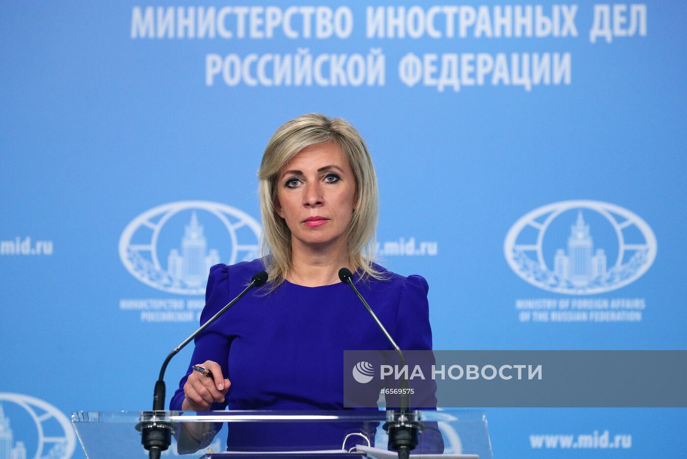 Брифинг официального представителя МИД России М. Захаровой