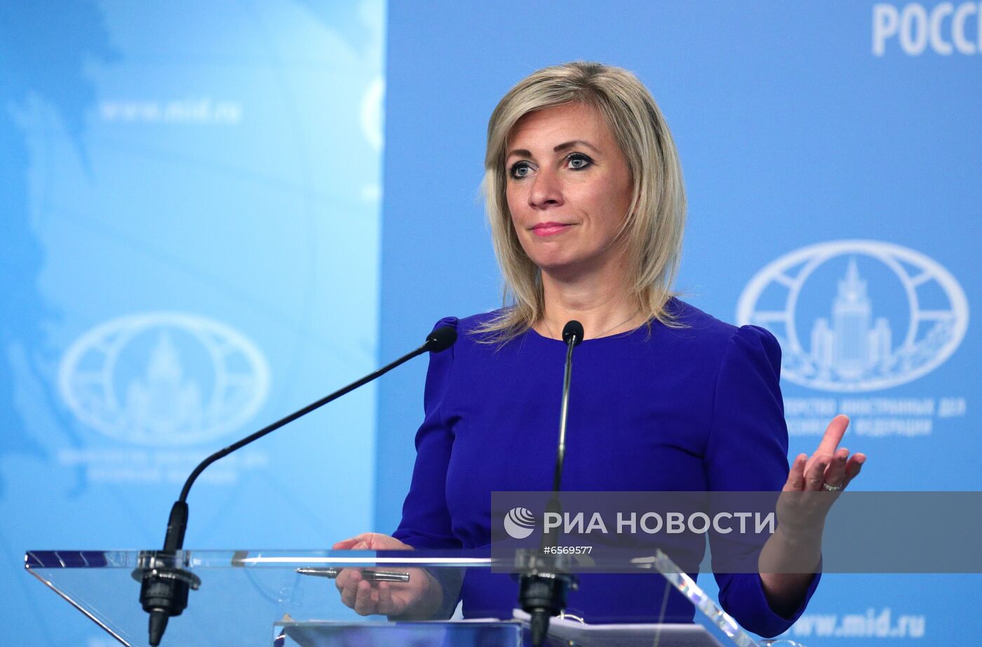 Брифинг официального представителя МИД России М. Захаровой
