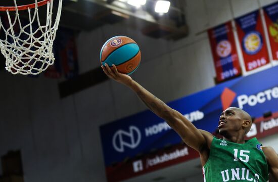 Баскетбол. Единая Лига ВТБ. Матч ЦСКА - УНИКС